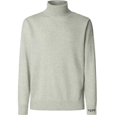 Pepe Jeans Andre Ropa de Punto con Cuello de Tortuga para Hombre, Gris (Gris Claro Jaspeado), Talla XXL, Gris (Light Grey Marl), XXL Pepe Jeans Andre Ropa de Punto con Cuello de Tortuga para Hombre, Gris (Gris Claro Jaspeado), Talla XXL, Gris (Light Grey Marl), XXL