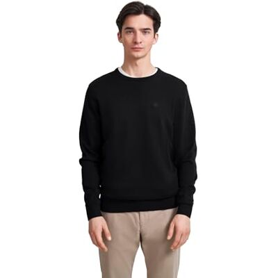 bugatti Jersey Cuello Redondo, Negro-290, XL para Hombre bugatti Jersey Cuello Redondo, Negro-290, XL para Hombre