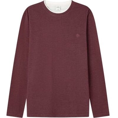 SPRINGFIELD Oxford Melange Double Crew Neck L/S Jersey with Tree Embroidery Sudadera Oxford Hombre (Pack de 1) SPRINGFIELD Oxford Melange Double Crew Neck L/S Jersey with Tree Embroidery Sudadera Oxford Hombre (Pack de 1)