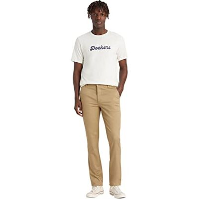 Dockers ALPHA ORIGINAL SKINNY, Pantalones para Hombre, New British Khaki, 29W 32L Dockers ALPHA ORIGINAL SKINNY, Pantalones para Hombre, New British Khaki, 29W 32L