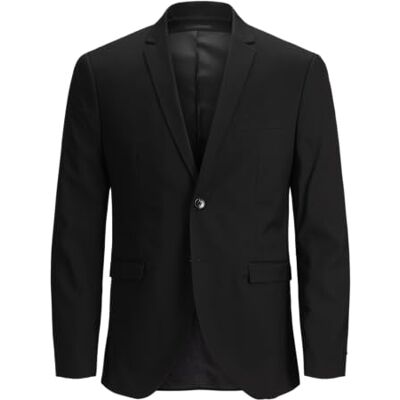JACK & JONES Jprsolar Blazer Noos Jnr Hombre, Negro, 146 JACK & JONES Jprsolar Blazer Noos Jnr Hombre, Negro, 146