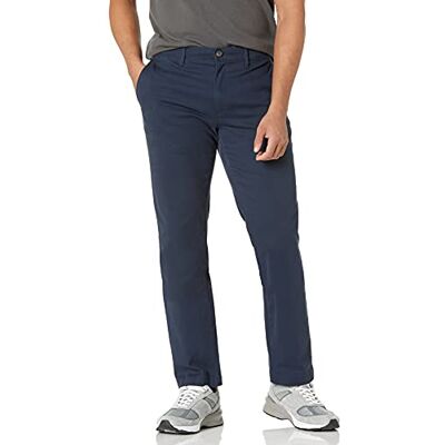 Amazon Essentials Pantalones Chinos Informales, Elásticos de Corte Ajustado para Todo el Día Hombre , Azul Marino Oscuro, 28W / 28L Amazon Essentials Pantalones Chinos Informales, Elásticos de Corte Ajustado para Todo el Día Hombre , Azul Marino Oscuro, 28W / 28L
