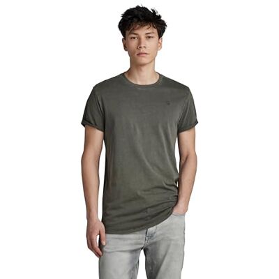 G-STAR Camiseta Lash para Hombre, Gris (asfalt gd ), S G-STAR Camiseta Lash para Hombre, Gris (asfalt gd ), S