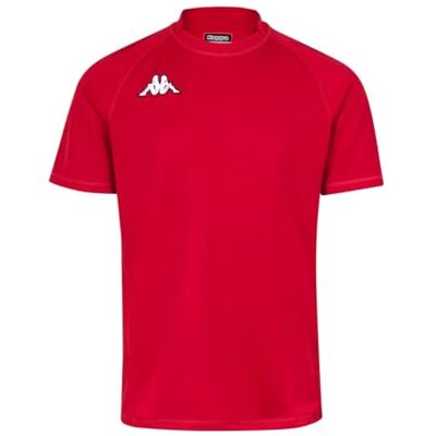 Camiseta Deportiva Roja Kappa Telese - Infantil Camiseta Deportiva Roja Kappa Telese - Infantil