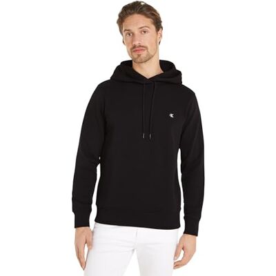 Calvin Jeans Sudadera Hombre Embro Badge Hoodie con Capucha, Negro (CK Black), XS Calvin Jeans Sudadera Hombre Embro Badge Hoodie con Capucha, Negro (CK Black), XS
