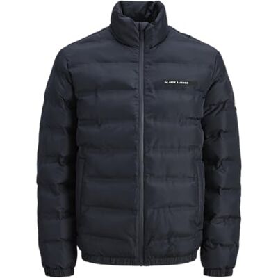 JACK & JONES Jjalpes Heat Quilted Puffer Jacket Aw25 Aw25-Chaqueta Acolchada con Calor, Azul Marino, L Hombres JACK & JONES Jjalpes Heat Quilted Puffer Jacket Aw25 Aw25-Chaqueta Acolchada con Calor, Azul Marino, L Hombres