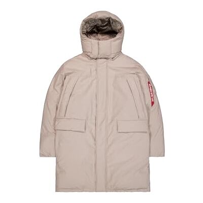 Alpha Puffer Parka Chaqueta para hombre Vintage Sand L Alpha Puffer Parka Chaqueta para hombre Vintage Sand L