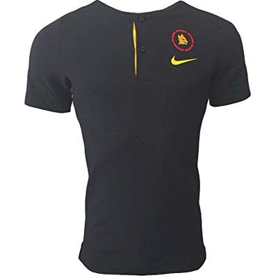 Nike Roma M NSW Modern GSP Aut Polo Shirt, Hombre, Black/University Gold/University Gold No Spon-Player, XS Nike Roma M NSW Modern GSP Aut Polo Shirt, Hombre, Black/University Gold/University Gold No Spon-Player, XS