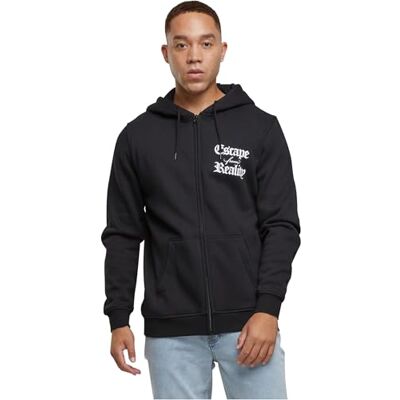 Tee Sudadera con Capucha de los Hombres, 65% Algodón 35% Poliéster, Negro, M Tee Sudadera con Capucha de los Hombres, 65% Algodón 35% Poliéster, Negro, M