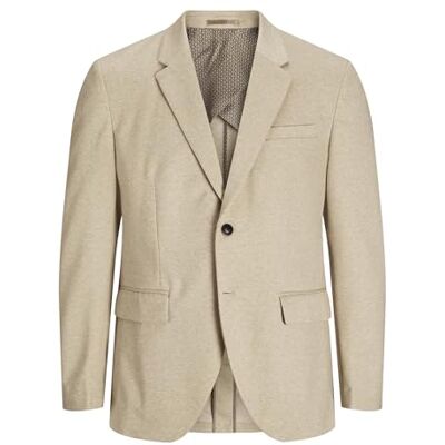 JACK & JONES Hombre Jprbristol Blazer Noos, Travertine, 50 JACK & JONES Hombre Jprbristol Blazer Noos, Travertine, 50