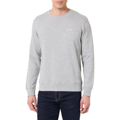 Pepe Jeans Sudadera básica para Hombre, Color Gris (Gris maril), XL, Gris (Gris Marga), XL Pepe Jeans Sudadera básica para Hombre, Color Gris (Gris maril), XL, Gris (Gris Marga), XL