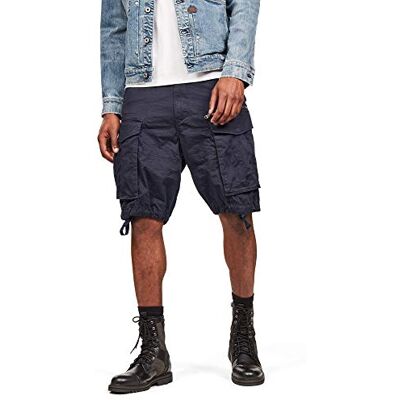 G-STAR Rovic Zip Relaxed Shorts, Pantalones cortos para Hombre, Azul (Mazarine Blue ), 26W G-STAR Rovic Zip Relaxed Shorts, Pantalones cortos para Hombre, Azul (Mazarine Blue ), 26W