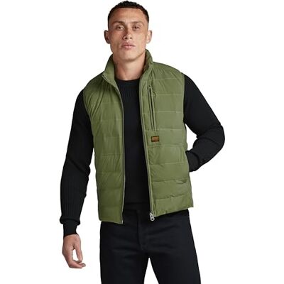 G-STAR Para Hombre Chaleco Foundation Liner, Verde (sage -D518-724), L G-STAR Para Hombre Chaleco Foundation Liner, Verde (sage -D518-724), L