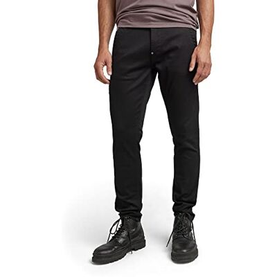 G-STAR Pantalones Skinny Chino 2.0 Vaqueros, Negro (Dk Black ), 34W / 32L Hombre G-STAR Pantalones Skinny Chino 2.0 Vaqueros, Negro (Dk Black ), 34W / 32L Hombre