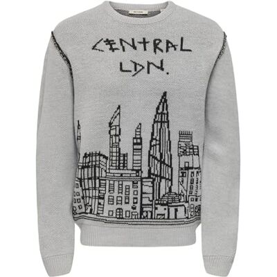 Only & Sons Onspale Reg Crew Knit para Hombre Only & Sons Onspale Reg Crew Knit para Hombre