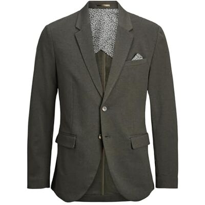 JACK & JONES Jprpreston Blazer Sn Chaqueta de Traje, Peat/Fit: Slim Fit, 58 para Hombre JACK & JONES Jprpreston Blazer Sn Chaqueta de Traje, Peat/Fit: Slim Fit, 58 para Hombre