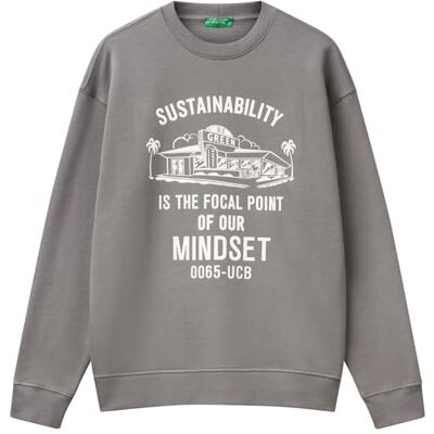 United Sudadera con Capucha para Hombre, Gris, L United Sudadera con Capucha para Hombre, Gris, L