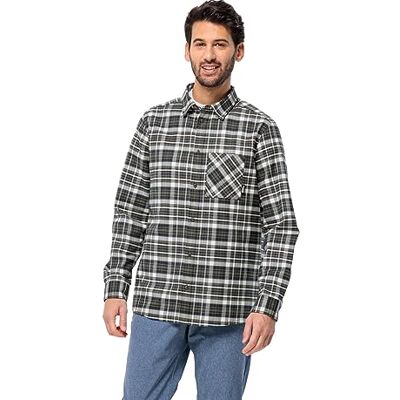 Jack Wolfskin Bergweg – Camiseta M Camisa, Island Moss Checks, XL para Hombre, Island Moss Checks, XL Jack Wolfskin Bergweg – Camiseta M Camisa, Island Moss Checks, XL para Hombre, Island Moss Checks, XL