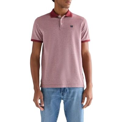 Wrangler Camisa Hombre Corte Regular Refined Polo Shirt Azul Marino Oscuro Wrangler Camisa Hombre Corte Regular Refined Polo Shirt Azul Marino Oscuro