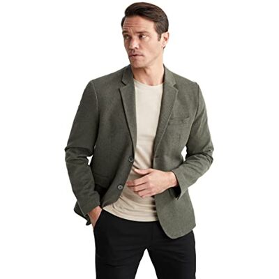DeFacto Blazer para Hombre, Caqui, 50 DeFacto Blazer para Hombre, Caqui, 50