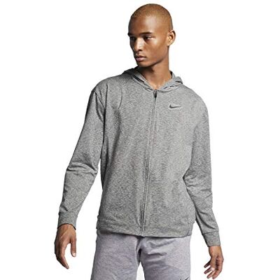 Nike M NK Dry Hoodie FZ Hprdry Lt Sweatshirt, Hombre, Black/Htr/Black, XL Nike M NK Dry Hoodie FZ Hprdry Lt Sweatshirt, Hombre, Black/Htr/Black, XL