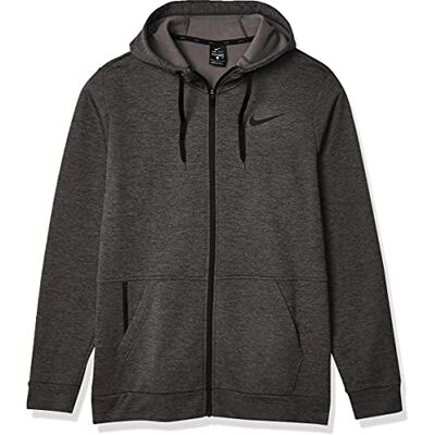 Nike Therma Sweatshirt Men's Charcoal Heather/Black S Nike Therma Sweatshirt Men's Charcoal Heather/Black S