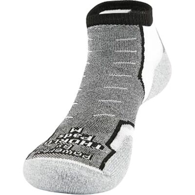 Thorlos Experia No Show Calcetines Unisex para Adultos, Negro/Blanco, FR: S (Talla Fabricante: S) Thorlos Experia No Show Calcetines Unisex para Adultos, Negro/Blanco, FR: S (Talla Fabricante: S)