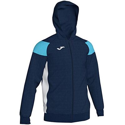 Joma Poly Crew III Navy-Celeste Fashion Sudadera con Capucha, _342_M, Navy-Celeste, M Joma Poly Crew III Navy-Celeste Fashion Sudadera con Capucha, _342_M, Navy-Celeste, M