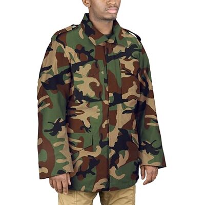 Propper M65 Chaqueta de Campo para Hombre, Hombre, F5485, Woodland, L (Largo) Propper M65 Chaqueta de Campo para Hombre, Hombre, F5485, Woodland, L (Largo)
