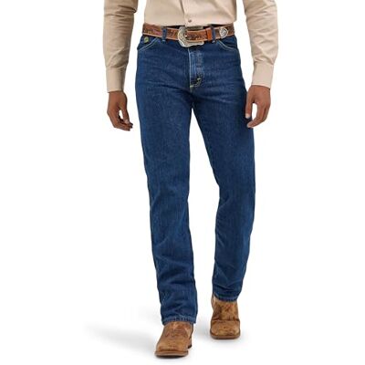 Wrangler George Strait Jeans de Corte Vaquero para Hombre, Piedra Oscuro, 31W/32L Wrangler George Strait Jeans de Corte Vaquero para Hombre, Piedra Oscuro, 31W/32L