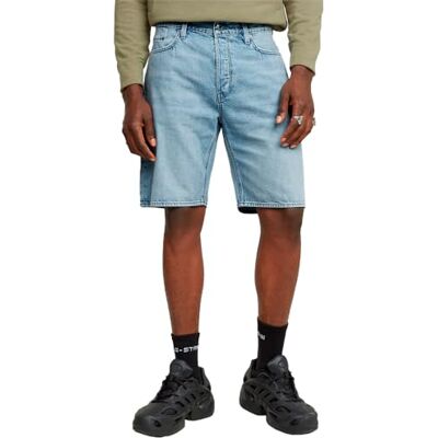 G-STAR Dakota Shorts Clean Edge, Pantalones Cortos Hombre, Azul (Sun Faded Cloudburst -D536-G339), 33 G-STAR Dakota Shorts Clean Edge, Pantalones Cortos Hombre, Azul (Sun Faded Cloudburst -D536-G339), 33