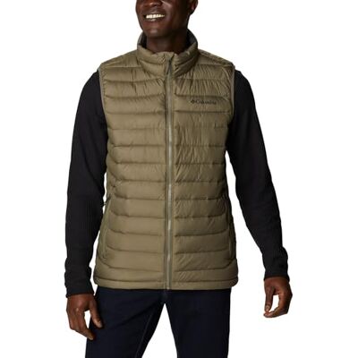 Columbia Powder Lite 2 Vest, Chaleco Acolchado Hombre, Stone Green, S Columbia Powder Lite 2 Vest, Chaleco Acolchado Hombre, Stone Green, S