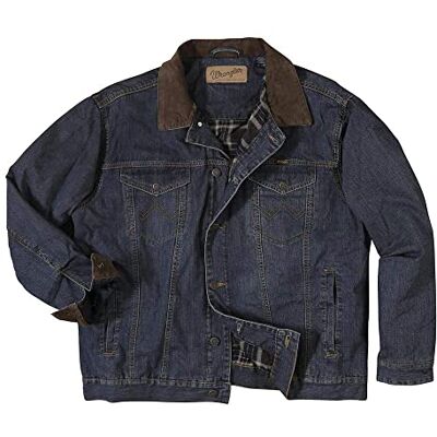 Wrangler Concealed Carry Blanket Lined Denim Jacket Chaqueta Vaquera, añil, S para Hombre Wrangler Concealed Carry Blanket Lined Denim Jacket Chaqueta Vaquera, añil, S para Hombre