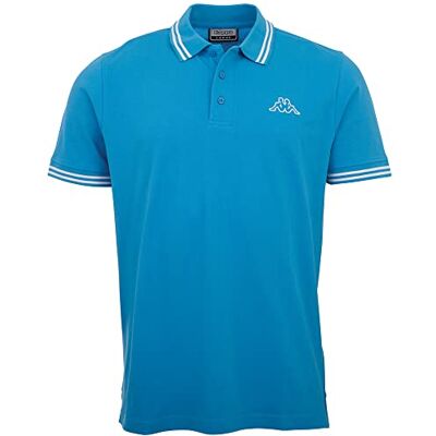Kappa Deutschland Aleot Camisa de Polo, Malibu Blue, XL para Hombre Kappa Deutschland Aleot Camisa de Polo, Malibu Blue, XL para Hombre