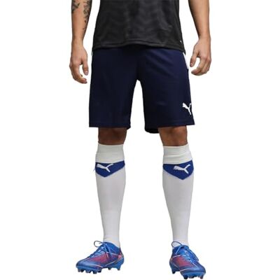 PUMA Teamliga Shorts Pantalones cortos, Peacoat-White, M Hombre PUMA Teamliga Shorts Pantalones cortos, Peacoat-White, M Hombre