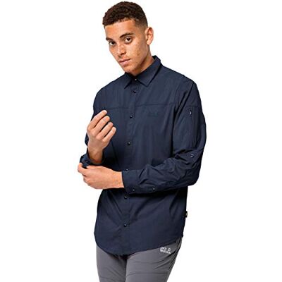 Jack Wolfskin Kenovo LS Shirt M Camisa de Manga Larga para Hombre de Secado rápido Jack Wolfskin Kenovo LS Shirt M Camisa de Manga Larga para Hombre de Secado rápido