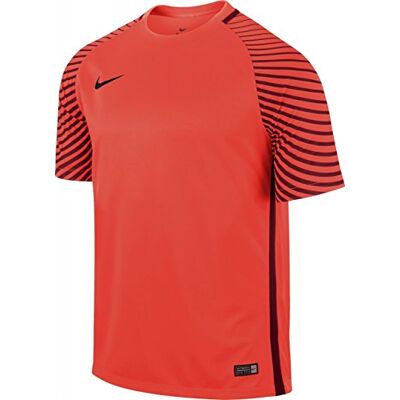Nike SS GARDIEN JSY Camiseta, Hombre, Naranja (Bright Crimson/Deep Garnet/Black), L Nike SS GARDIEN JSY Camiseta, Hombre, Naranja (Bright Crimson/Deep Garnet/Black), L