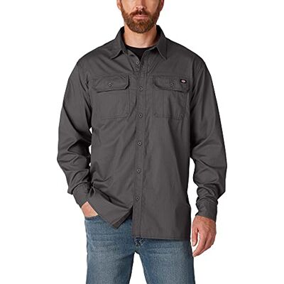 Dickies Flex Denim Langarmshirt Camisa Abotonada Hombre (Pack de 1) Dickies Flex Denim Langarmshirt Camisa Abotonada Hombre (Pack de 1)