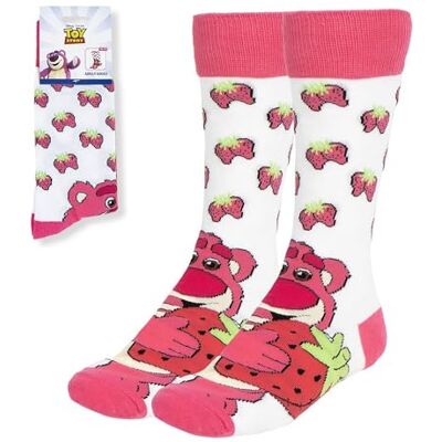 CERDÁ LIFE'S LITTLE MOMENTS Calcetines Toy Story diseño Dibujos Lotso rosa Talla 36-43 Cómodos y Suaves Calcetines con Estilo Único y Licencia Oficial CERDÁ LIFE'S LITTLE MOMENTS Calcetines Toy Story diseño Dibujos Lotso rosa Talla 36-43 Cómodos y Suaves Calcetines con Estilo Único y Licencia Oficial