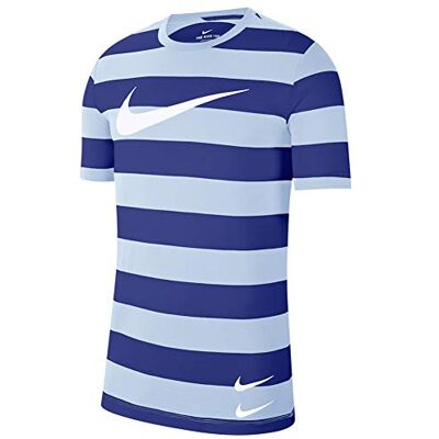 Nike Swoosh Stripe T-Shirt Psychic Blue/Deep Royal Blue/W XXL Nike Swoosh Stripe T-Shirt Psychic Blue/Deep Royal Blue/W XXL