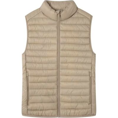 SPRINGFIELD Chaleco Puffa Ligero Resistente Al Agua, Arena, S SPRINGFIELD Chaleco Puffa Ligero Resistente Al Agua, Arena, S