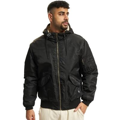 Brandit CWU Jacket Hooded, Color: black, Size: S Brandit CWU Jacket Hooded, Color: black, Size: S