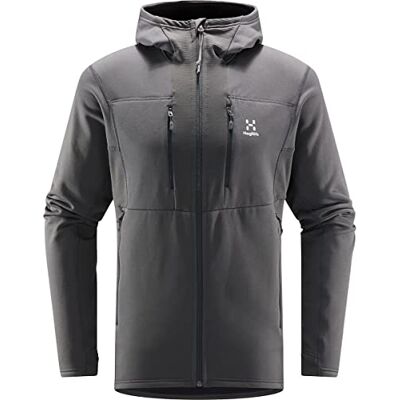 Haglöfs 604820_2AT ROC Nordic Mid Hood Sweatshirt Hombre Magnetite Tamaño XL Haglöfs 604820_2AT ROC Nordic Mid Hood Sweatshirt Hombre Magnetite Tamaño XL