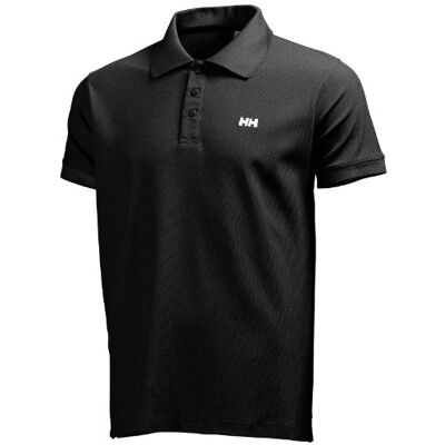 Helly Hansen Hombres Driftline Polo, Negro, XL Helly Hansen Hombres Driftline Polo, Negro, XL