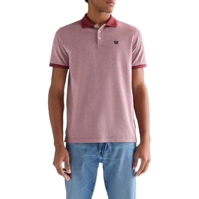 Wrangler Camisa Hombre Corte Regular Refined Polo Shirt Azul Marino Oscuro Wrangler Camisa Hombre Corte Regular Refined Polo Shirt Azul Marino Oscuro