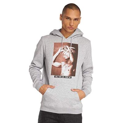 Tee Sudadera O.G.C.J.M para hombres y adolescentes, sudadera con capucha y diseño 2Pac (Sudadera Tupac con capucha y bolsillo a la altura del estómago), color gris, hombre, , gris, extra-large Tee Sudadera O.G.C.J.M para hombres y adolescentes, sudadera con capucha y diseño 2Pac (Sudadera Tupac con capucha y bolsillo a la altura del estómago), color gris, hombre, , gris, extra-large