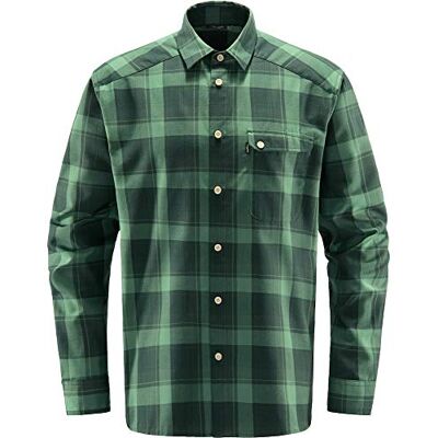 Haglöfs Tarn Flannell Camisas, Hombre, Fjell Green, S Haglöfs Tarn Flannell Camisas, Hombre, Fjell Green, S