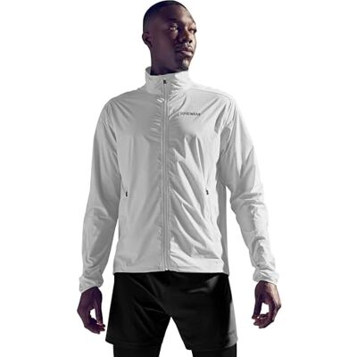Gore Wear Concurve Chaqueta ligera cortavientos blanca - Abrigo Gore Wear Concurve Chaqueta ligera cortavientos blanca - Abrigo