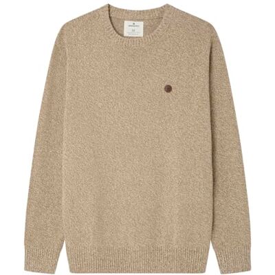 SPRINGFIELD Nueva Camisa De Estructura con Bordado De Árboles, Beige, M SPRINGFIELD Nueva Camisa De Estructura con Bordado De Árboles, Beige, M