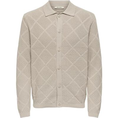 Only & Sons Onsmap Life Reg Cardigan Knit Onsmap Life Reg Chaqueta de Punto Hombre (Pack de 1) Only & Sons Onsmap Life Reg Cardigan Knit Onsmap Life Reg Chaqueta de Punto Hombre (Pack de 1)